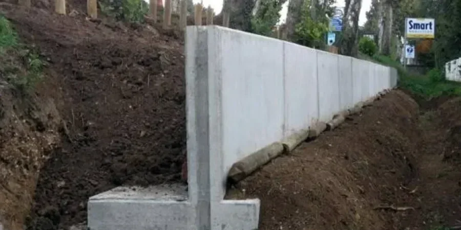Taludes y muros en Curicó